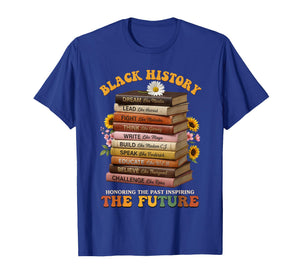 Black History Month Black Books African American Teachers T-Shirt