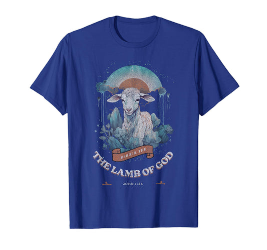 Religious Christian Faith Jesus Behold The Lamb of God T-Shirt