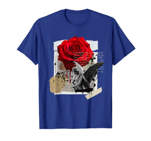 Streetwear Graphic Dark Floral Urban Aesthetic, Mens Fashion T-Shirt