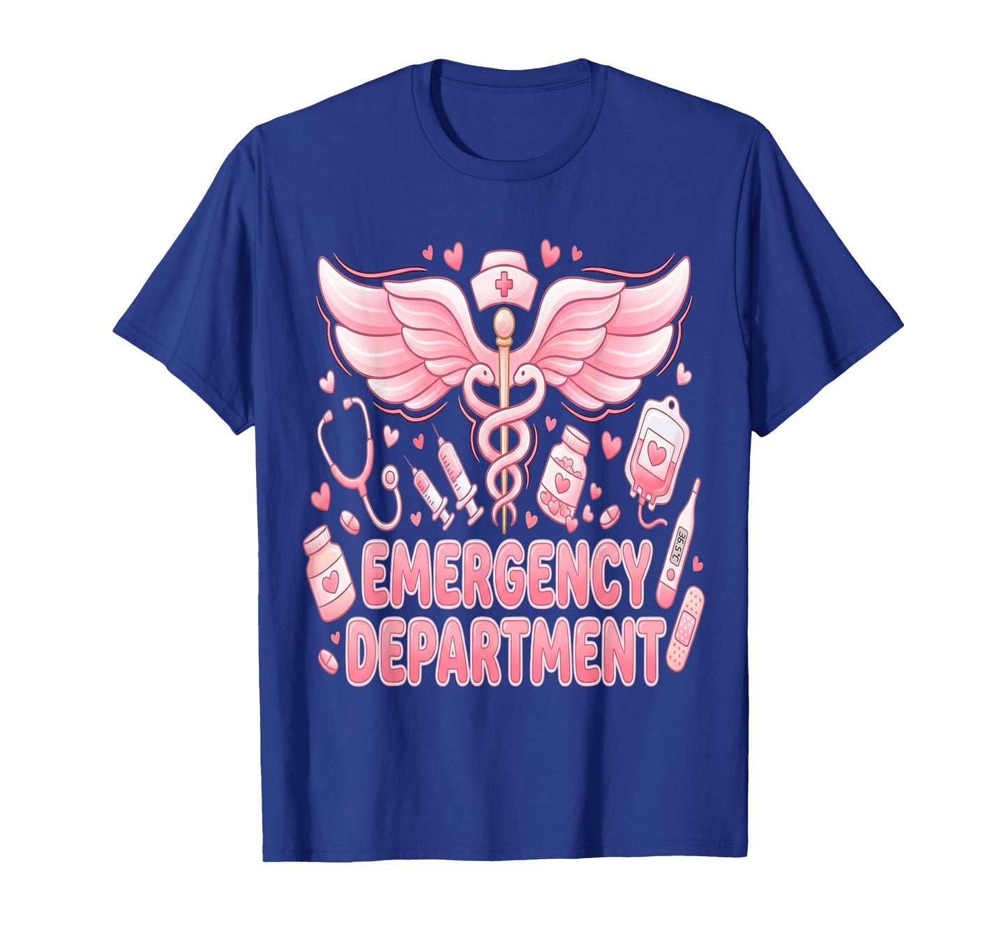 Cute Emergency Department Valentine ER Valentines Nurse T-Shirt