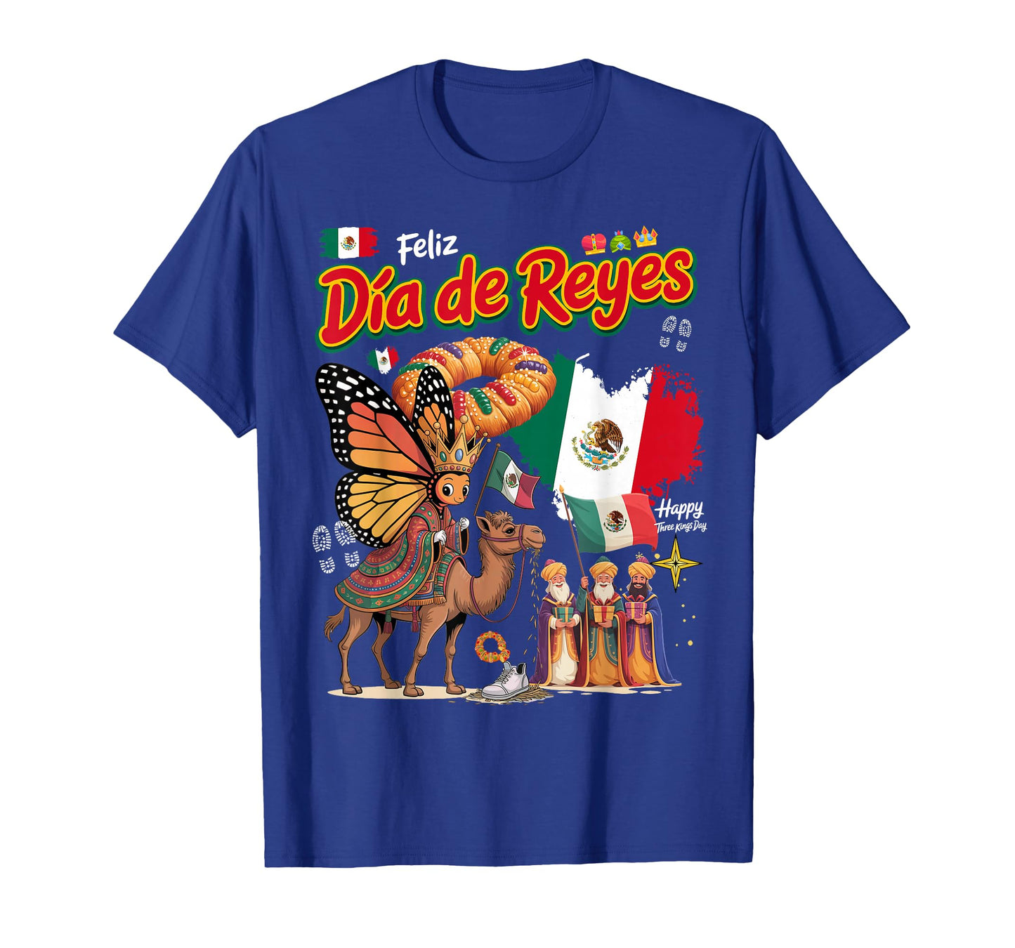 Three Kings Day Mexico Idea for Women Mexican Rosca De Reyes T-Shirt
