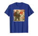 Santa Samurai Japanese Warrior Costume Sumi-e Art Funny T-Shirt
