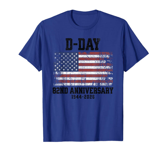 D-Day 82nd Anniversary 1944-2026 Veteran Remembrance T-Shirt