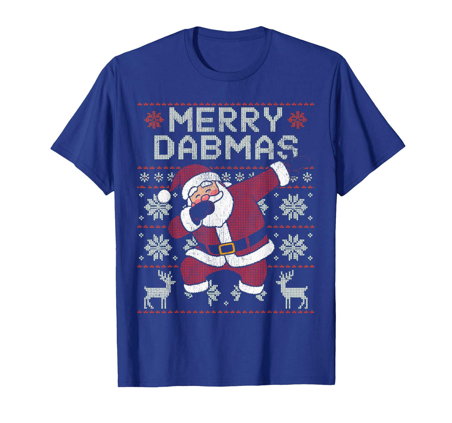 Merry Dabmas Xmas Funny Santa Dabbing Ugly Christmas Sweater T-Shirt