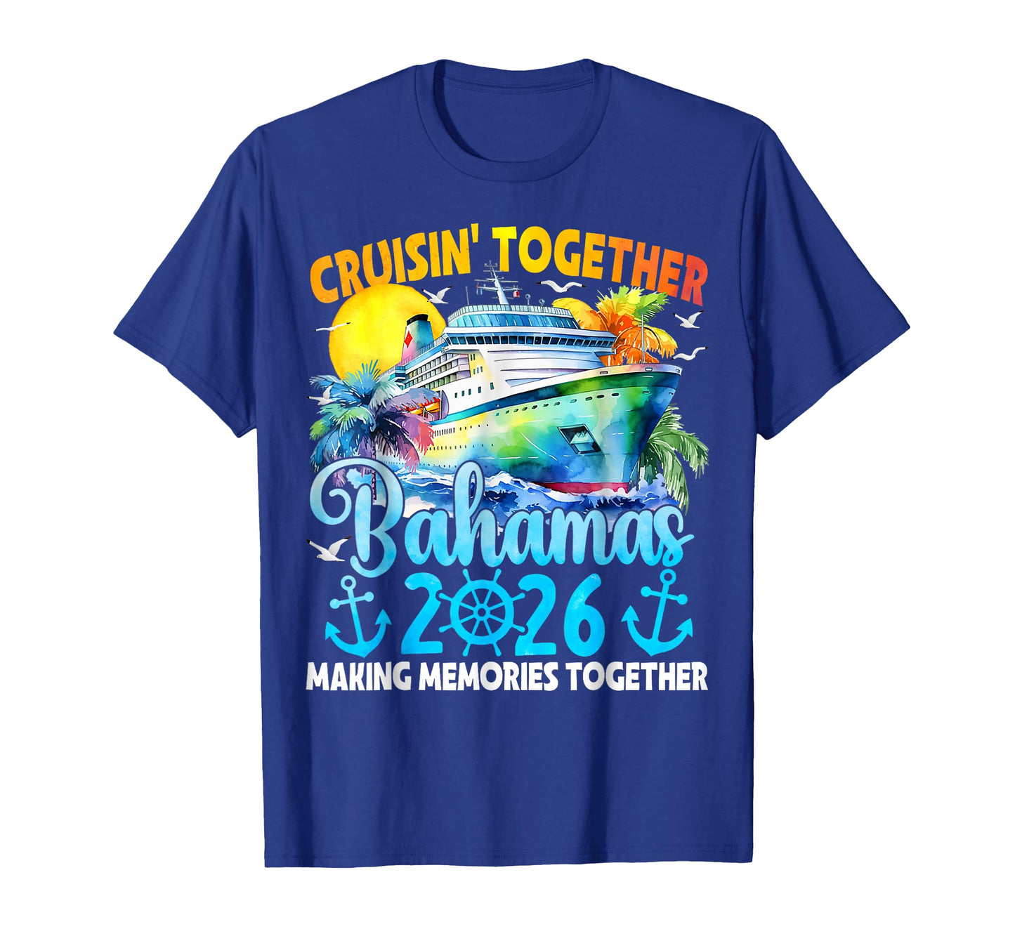 Cruisin Together Bahamas 2026 Family Cruise Vacation T-Shirt