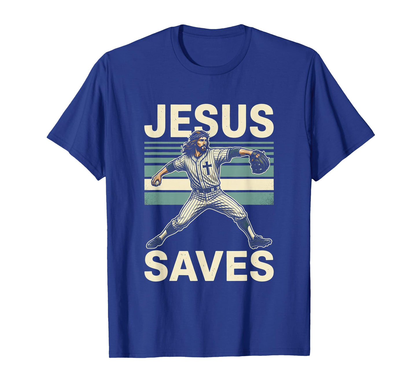 Jesus Saves Religious Christian Faith Baseball T-Shirt