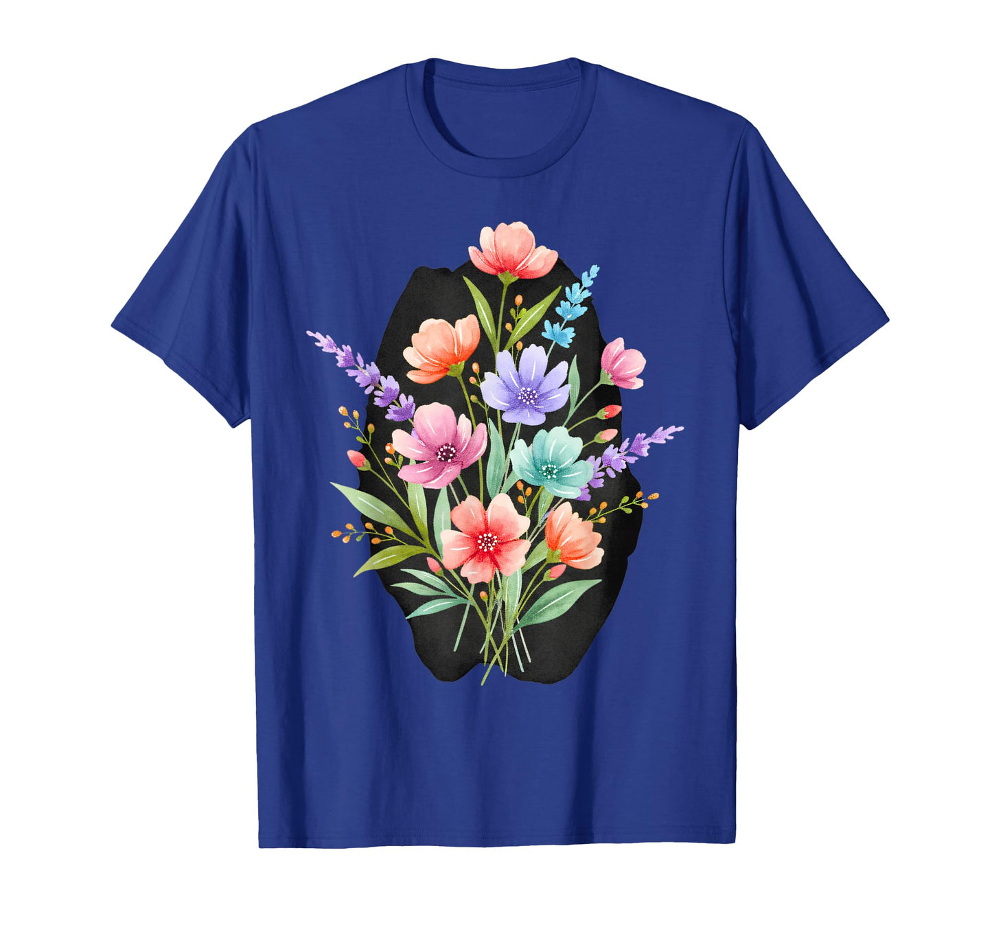 Vintage Floral Gardening Flowers Women Wildflower T-Shirt