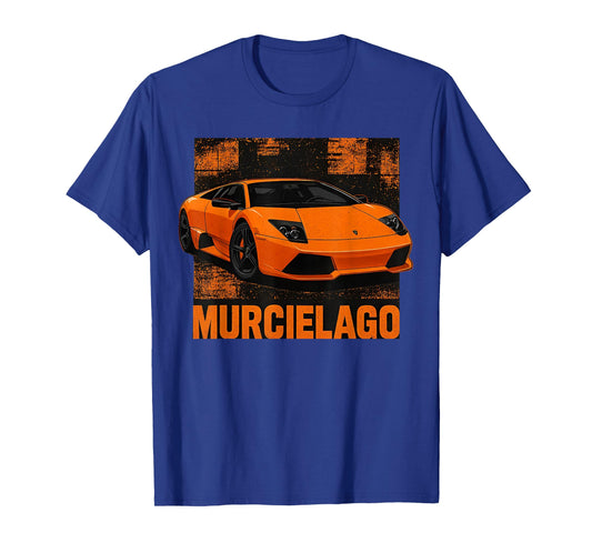 Orange V12 Murcielago Italian Supercar Design T-Shirt
