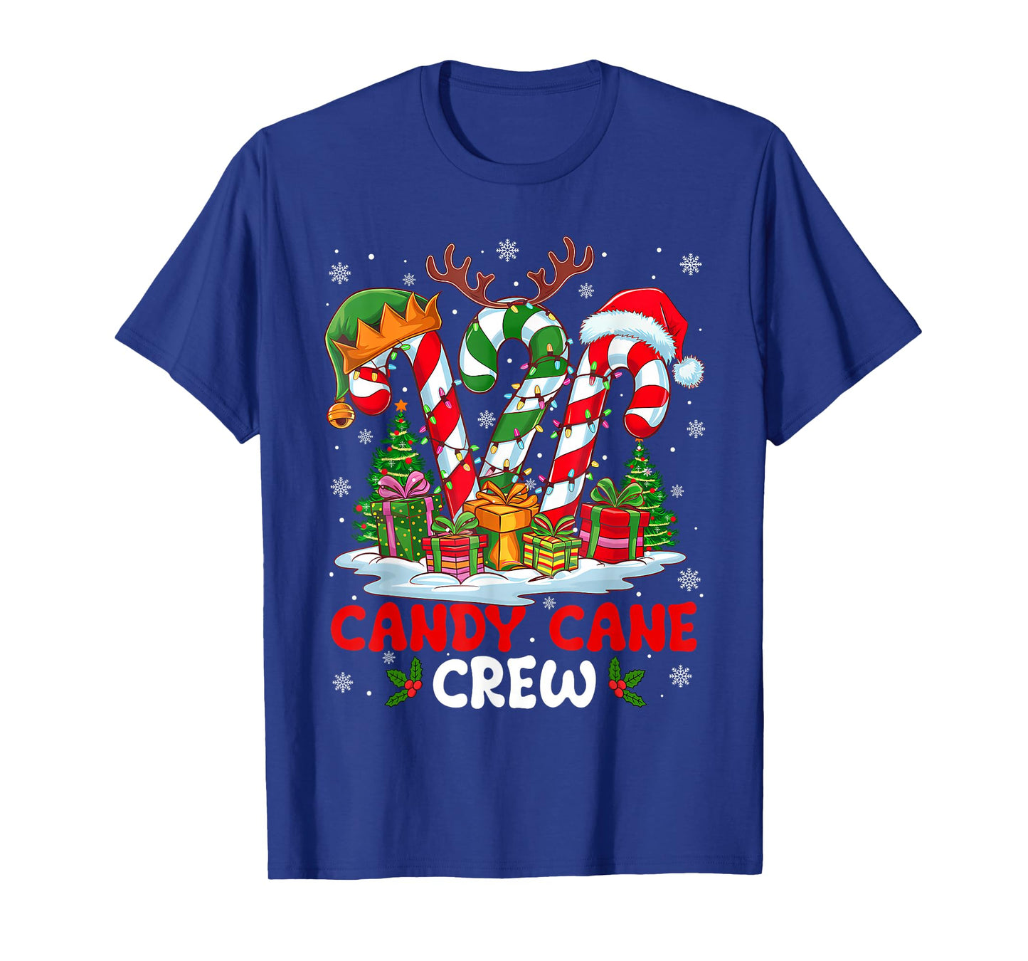 Candy Cane Crew Christmas Xmas Love Candy Boys Girls Kids T-Shirt