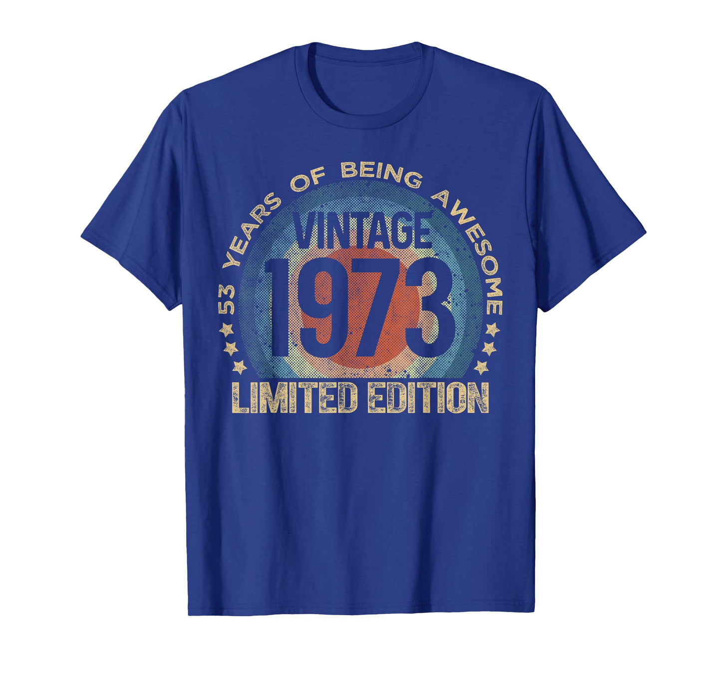 53 Year Old Gifts Vintage 1973 Limited Edition 53rd Birthday T-Shirt