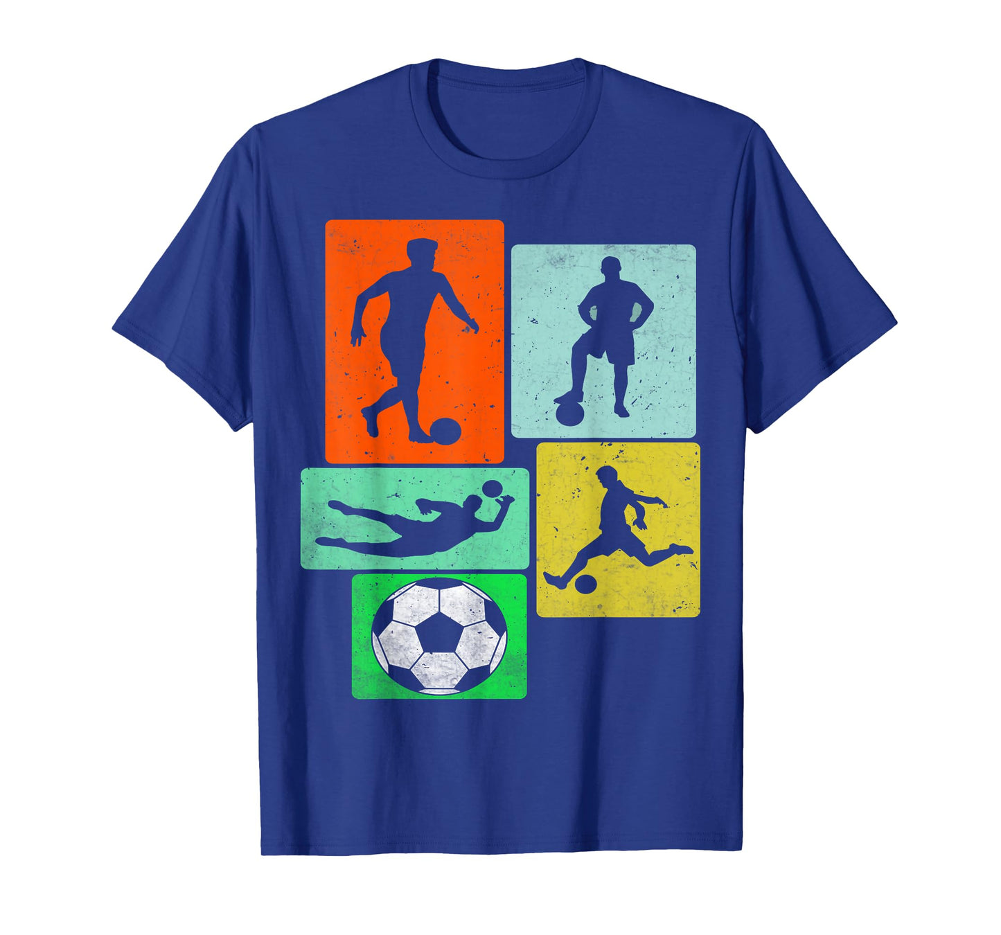 Soccer Game Player Retro Vintage Youth Kids Boys Teens Gift T-Shirt