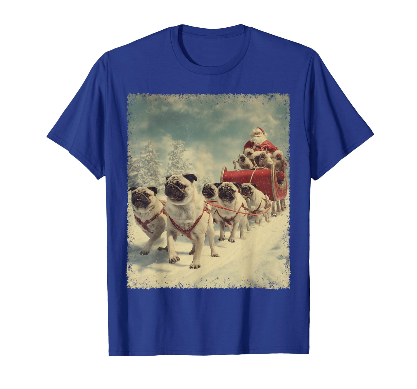 Pug Dog Christmas T-Shirt