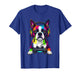 Colorful Boston Terrier Video Game Gamer Dog Zoo Design T-Shirt