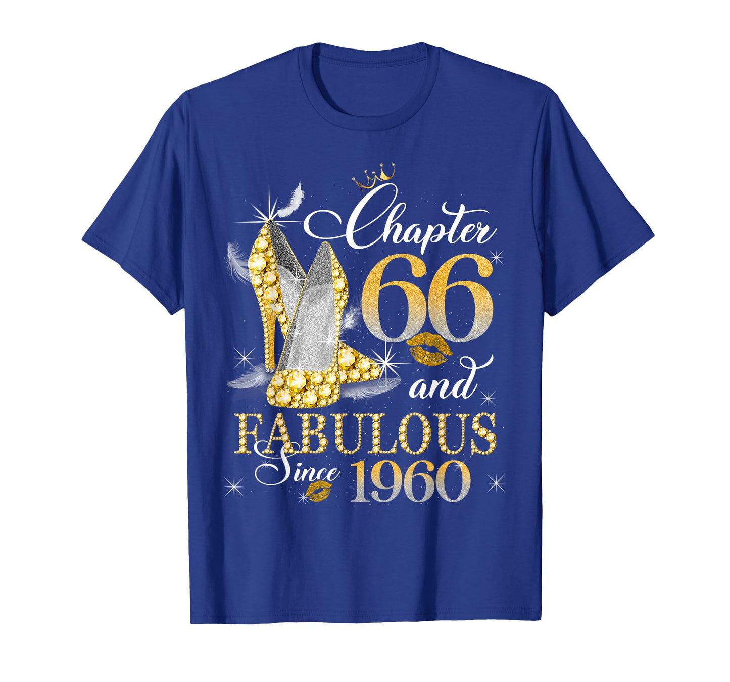 Chapter 66 Fabulous EST 1960 66th Birthday Queen Diamond T-Shirt