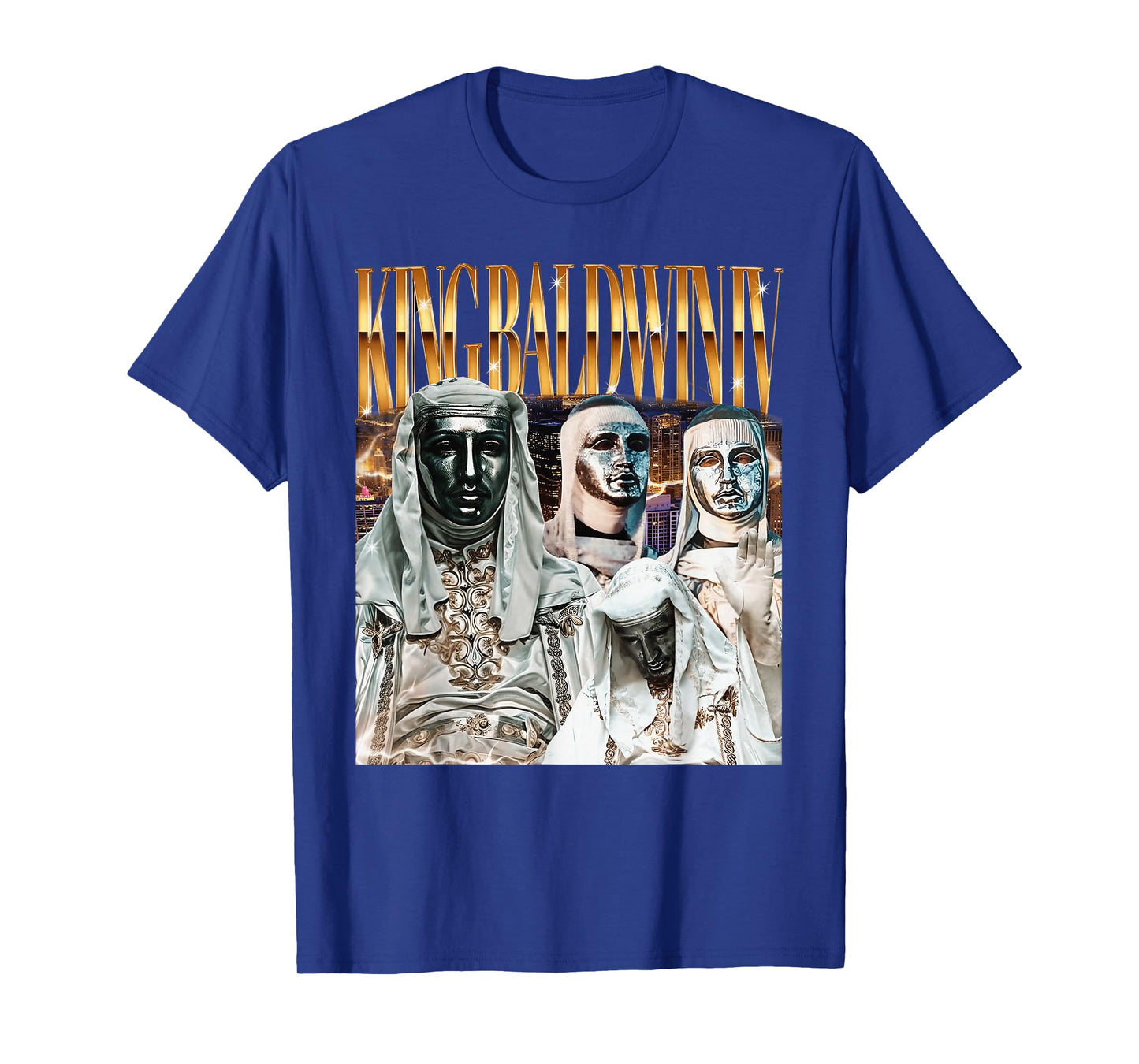 Sliver Mask King Baldwin IV Meme The Leper King Warrior T-Shirt