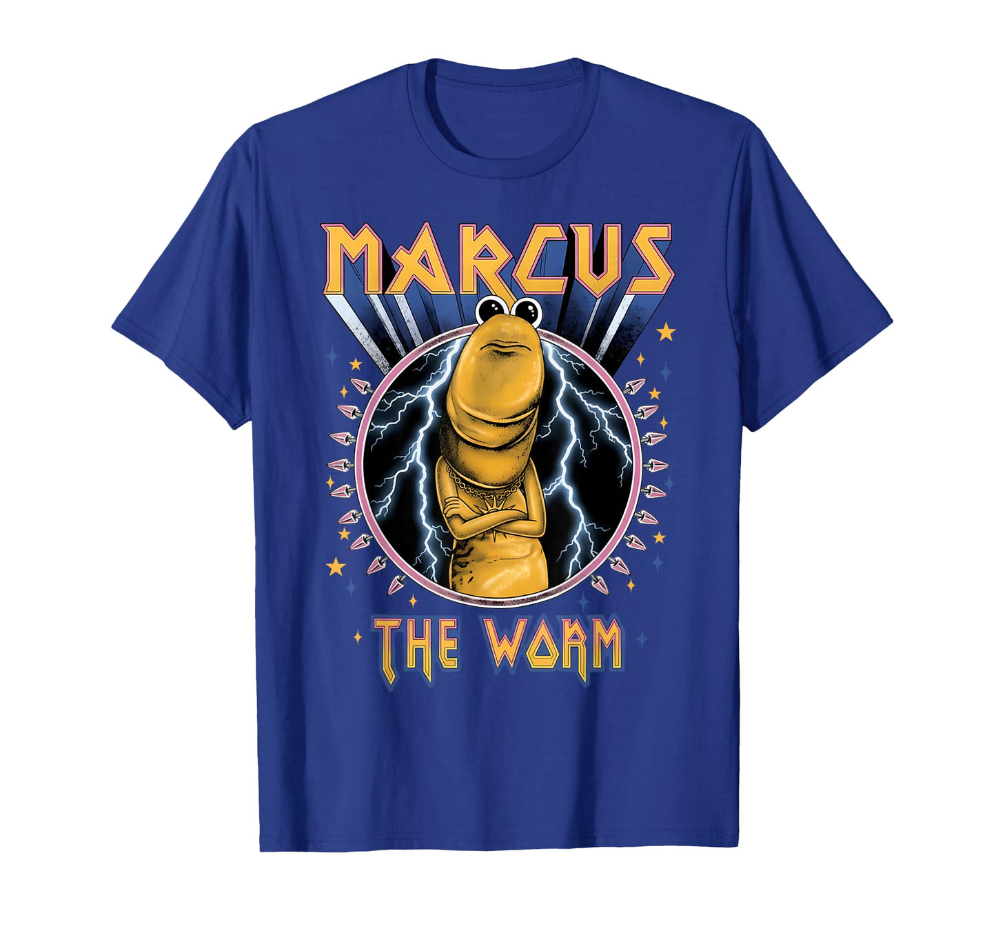 Funny Marcus The Worm Heavy Rock RockWorm Humor Meme T-Shirt