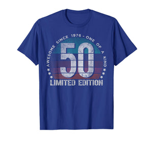 50 Year Old Gifts Vintage 1976 Limited Edition 50th Birthday T-Shirt