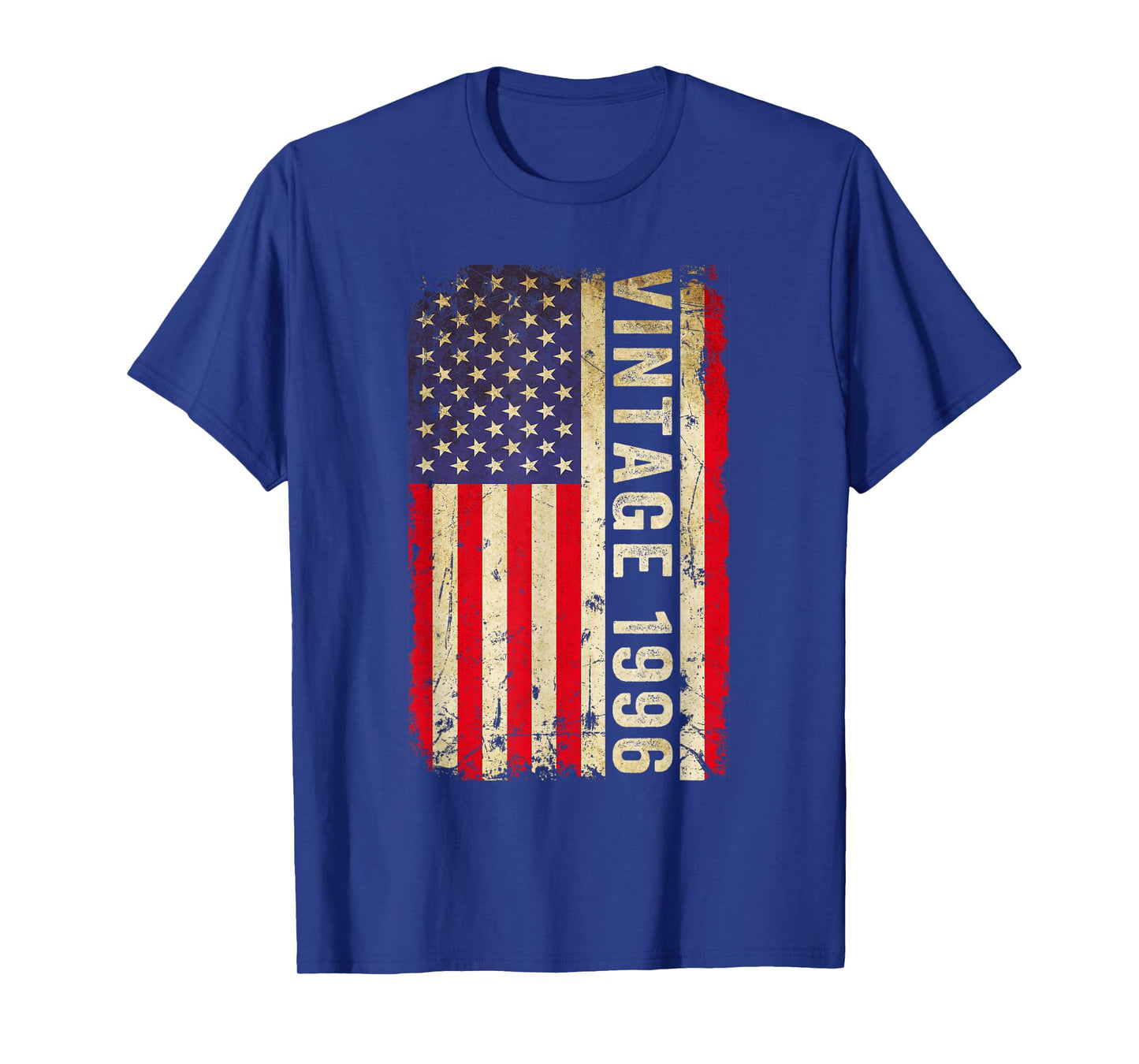 Vintage 1996 American Flag 30th Birthday Gifts Men Women T-Shirt