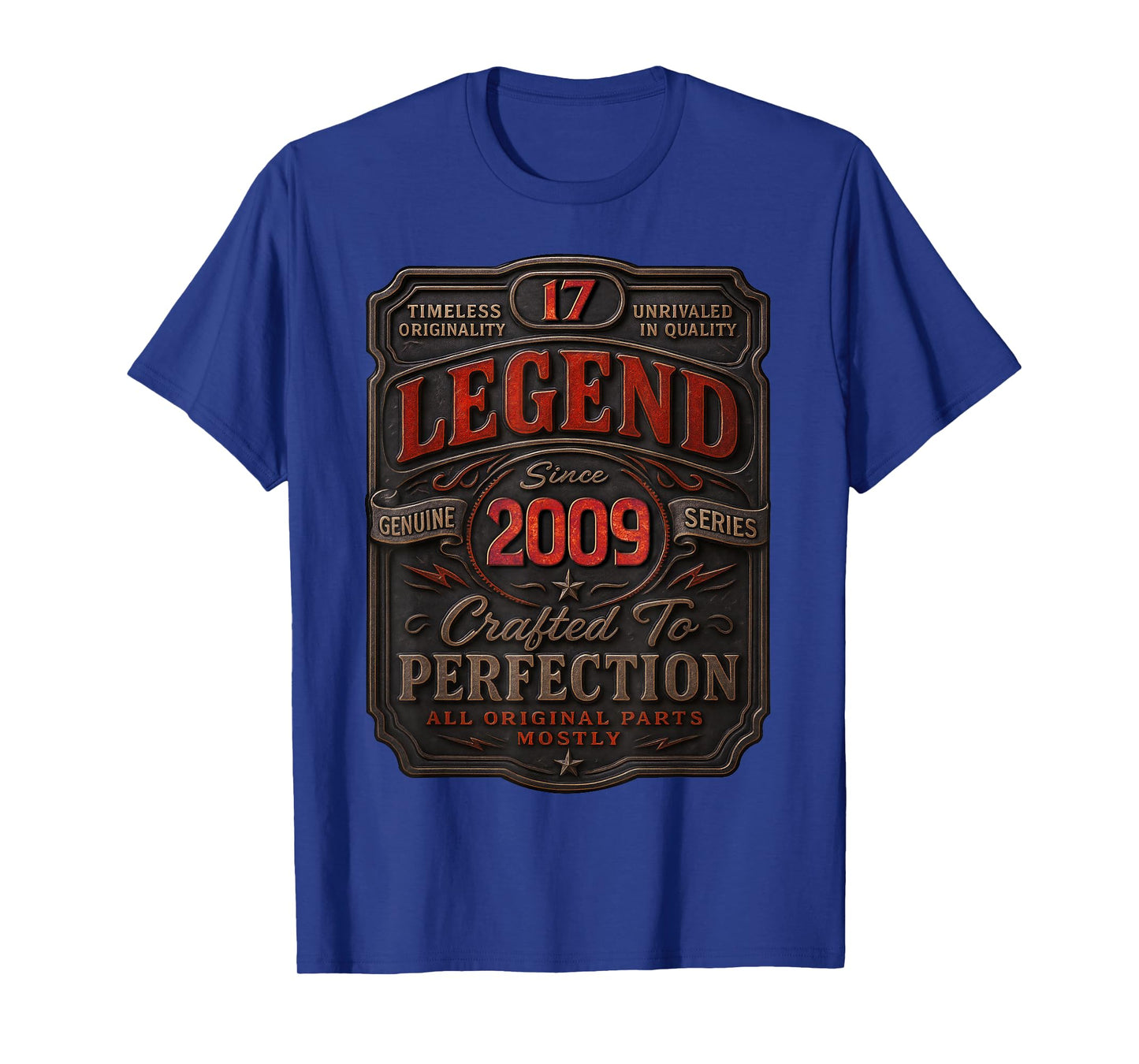 Vintage 2009 Limited Edition Shirt 17 Year Old 17th Birthday T-Shirt