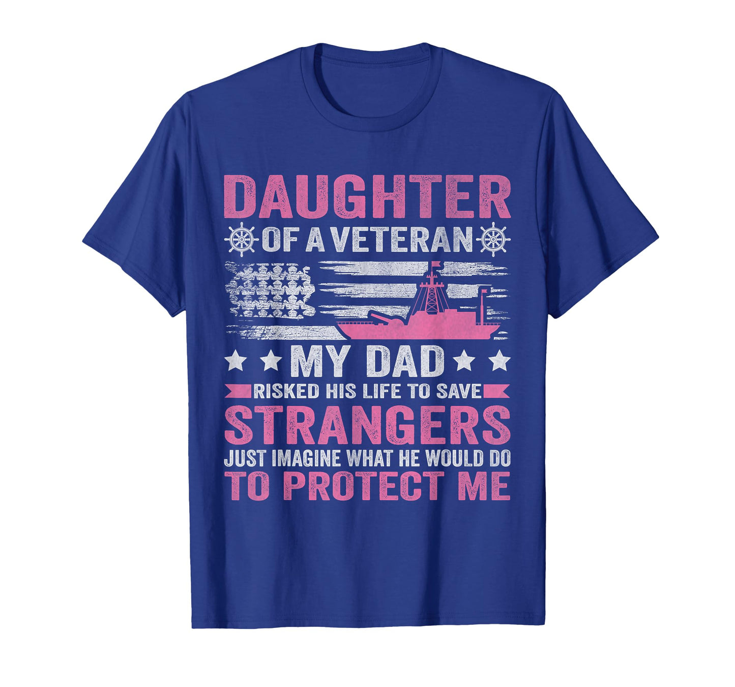 Daughter of A Veteran US Veteran Dad Daughter Veteran Day T-Shirt