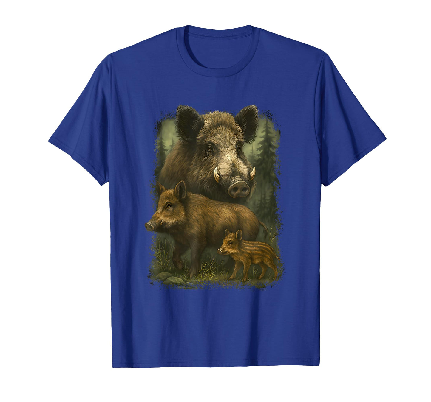Vintage Boar 90s Graphic | Retro Hunter Nature Wildlife Art T-Shirt