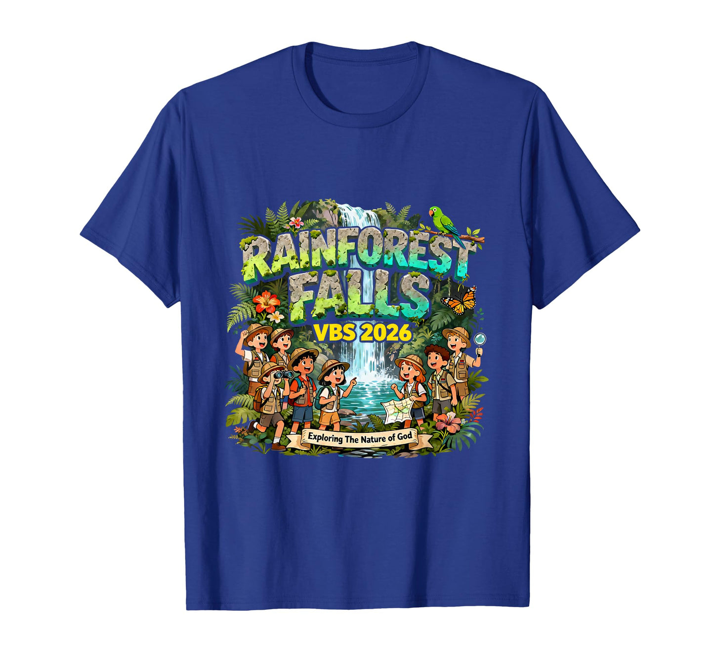 Rainforest Falls VBS 2026 Exploring The Nature of God T-Shirt