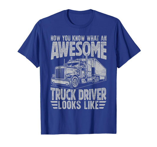 Truck Driver Shirt for Men Women Trucker Truck T-Shirt