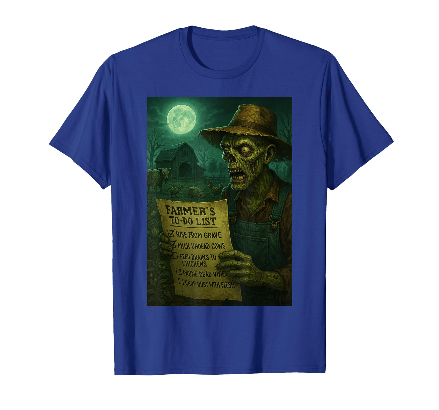 Zombie Farmer’s to-Do List T-Shirt