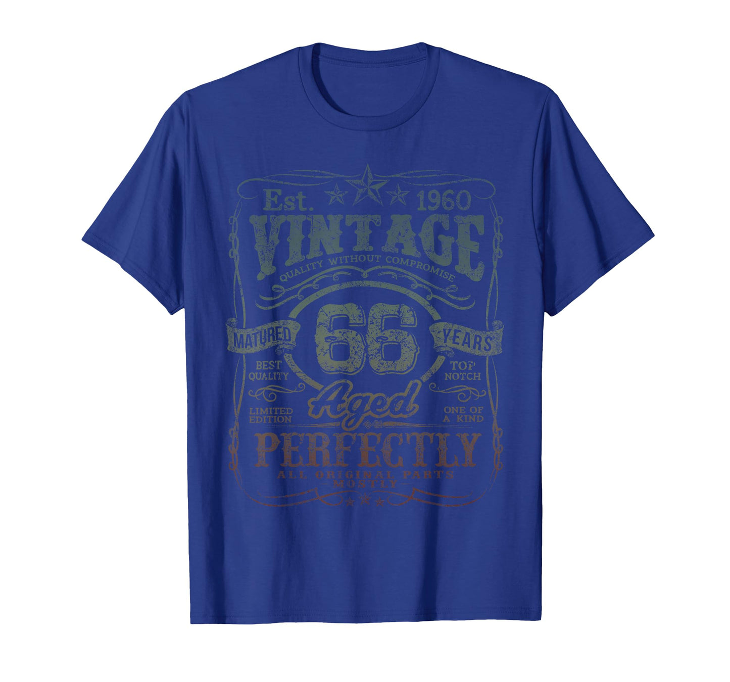 Vintage 1960 Limited Edition Shirt 66 Year Old 66th Birthday T-Shirt