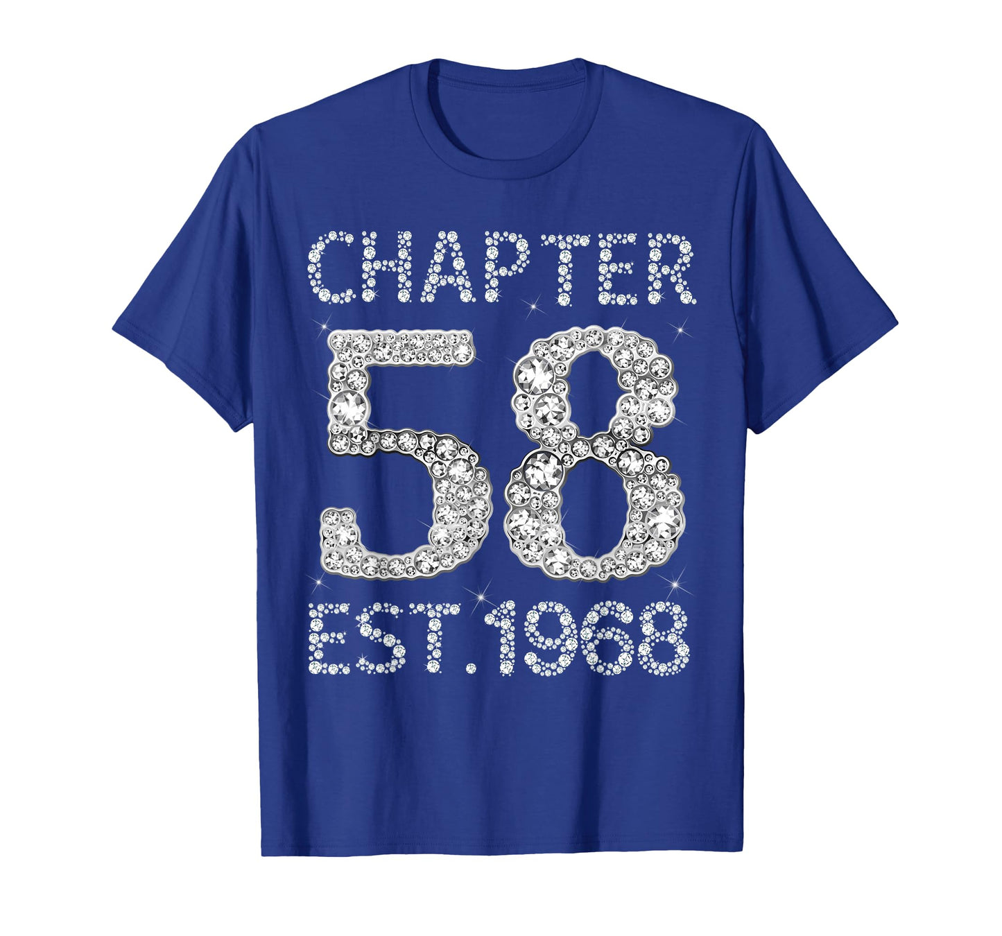 Chapter 58 EST 1968 Happy 58Th Birthday Gift for Him Her T-Shirt