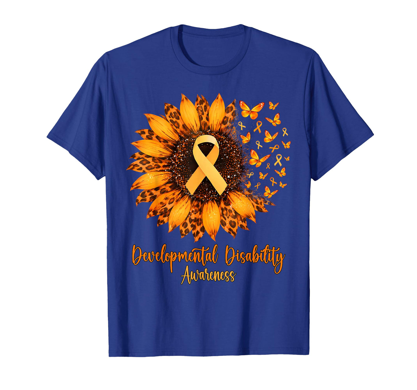 in March We Wear Orange Developmental Disability Awareness T-Shirt