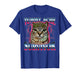 Tummy Ache Survivor Cat Meme Funny Saying Cats Animals Quote T-Shirt