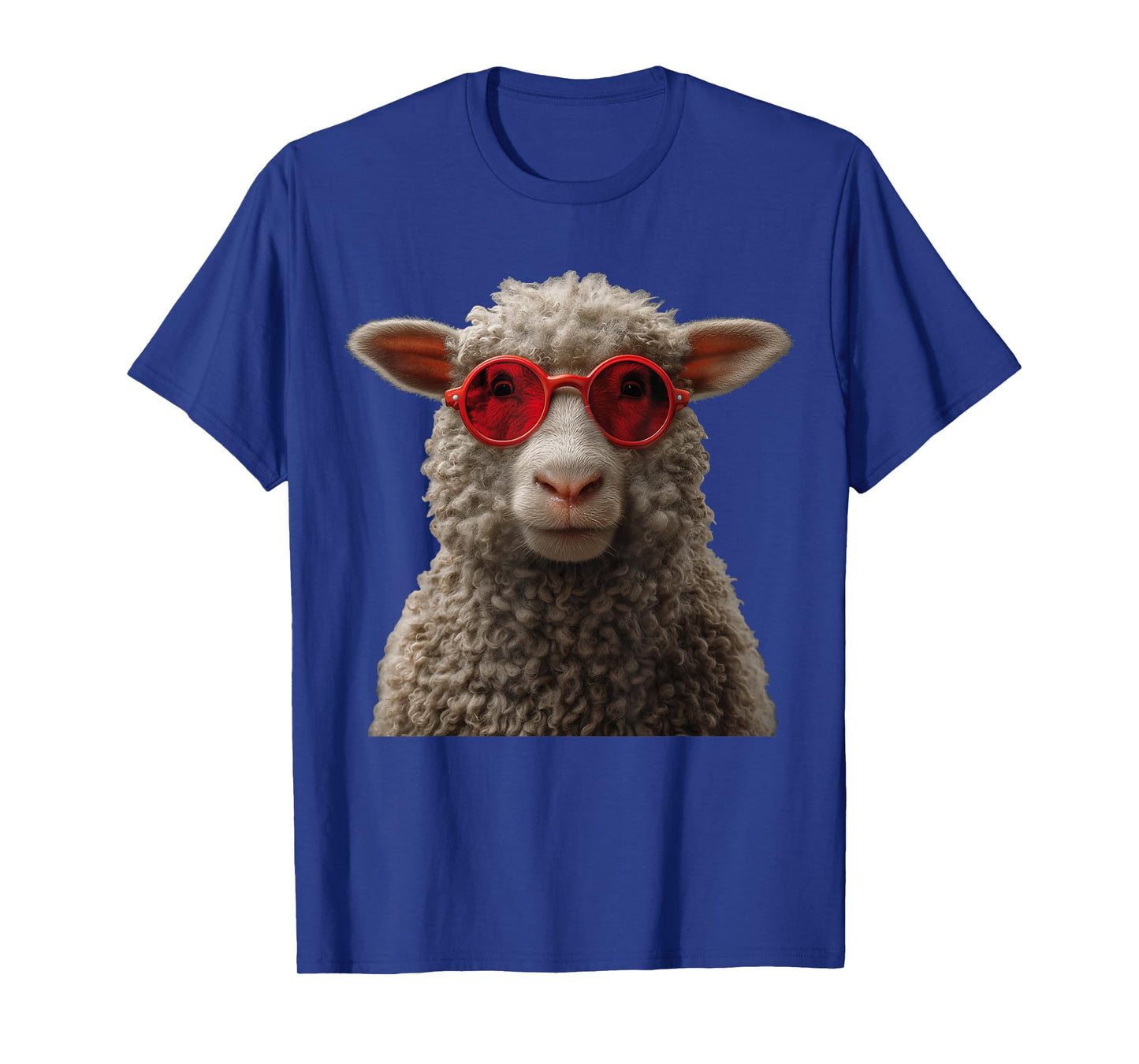 Sheep Wearing Sunglasses Funny Graphic T-Shirt