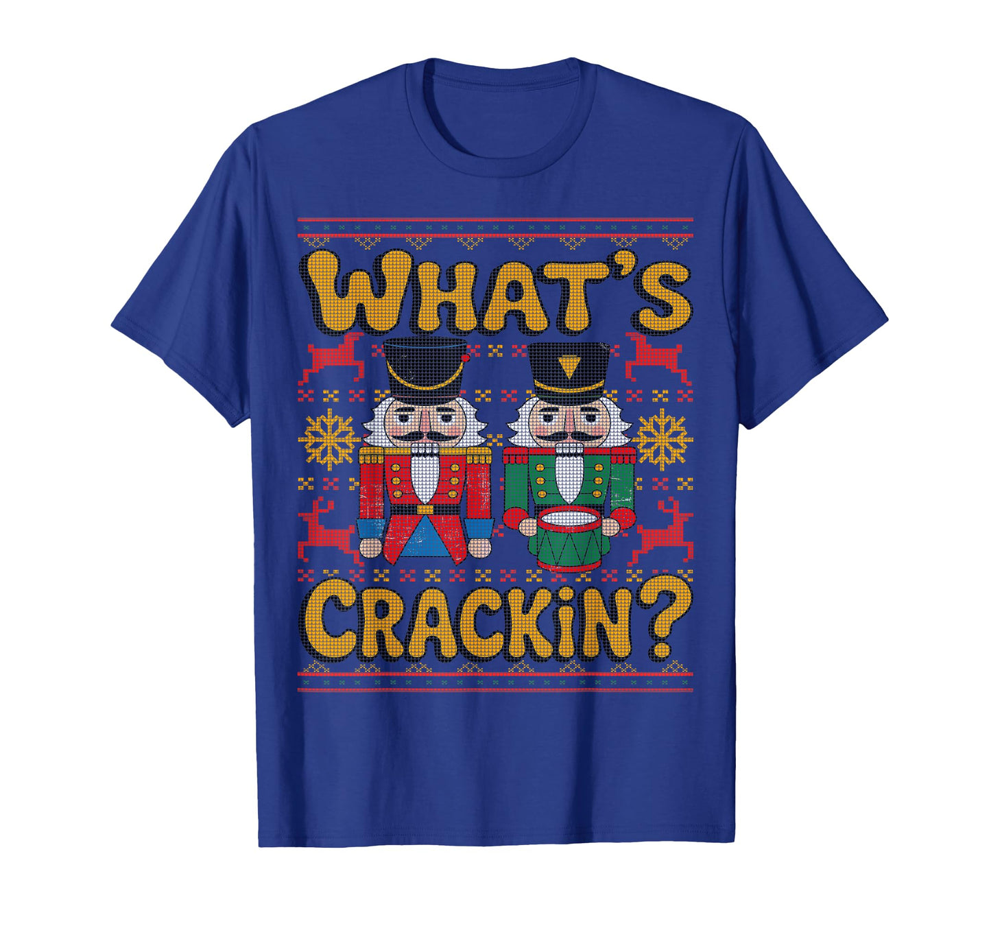 What's Crackin Kids Christmas Nutcracker Family Ugly Sweater T-Shirt