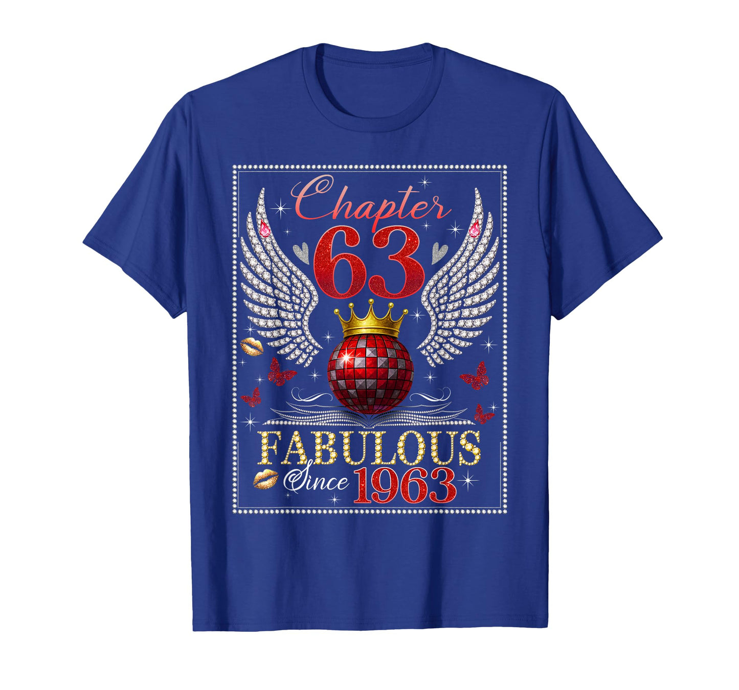 Chapter 63 Fabulous EST. 1963 Disco Ball 63rd Birthday Women T-Shirt