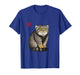 Pallas Cat – Japanese Ink Style Minimalist Zen Art Design T-Shirt