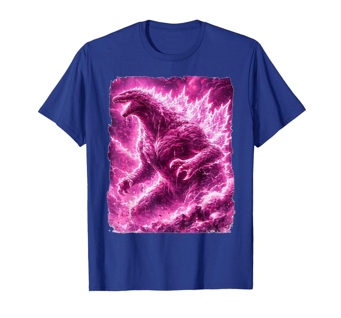 Japanese Pink Kaiju Monster Design Men Boys Kids Youth Teens T-Shirt