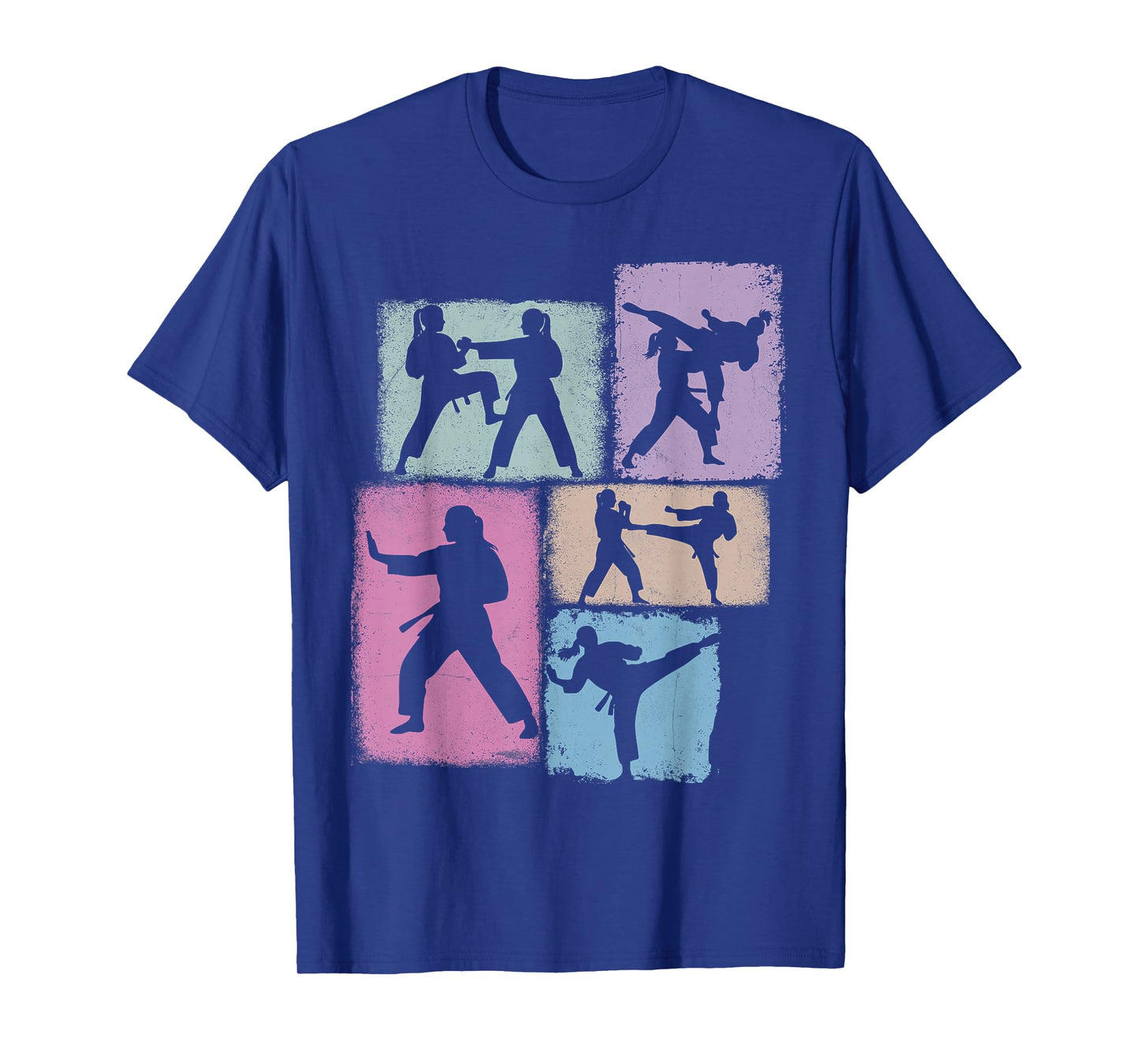 Karate Practitioner Collage Women Kids Sensei Youth Girl T-Shirt