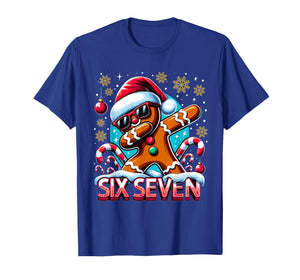 Six Seven Funny Gingerbread Christmas Design T-Shirt
