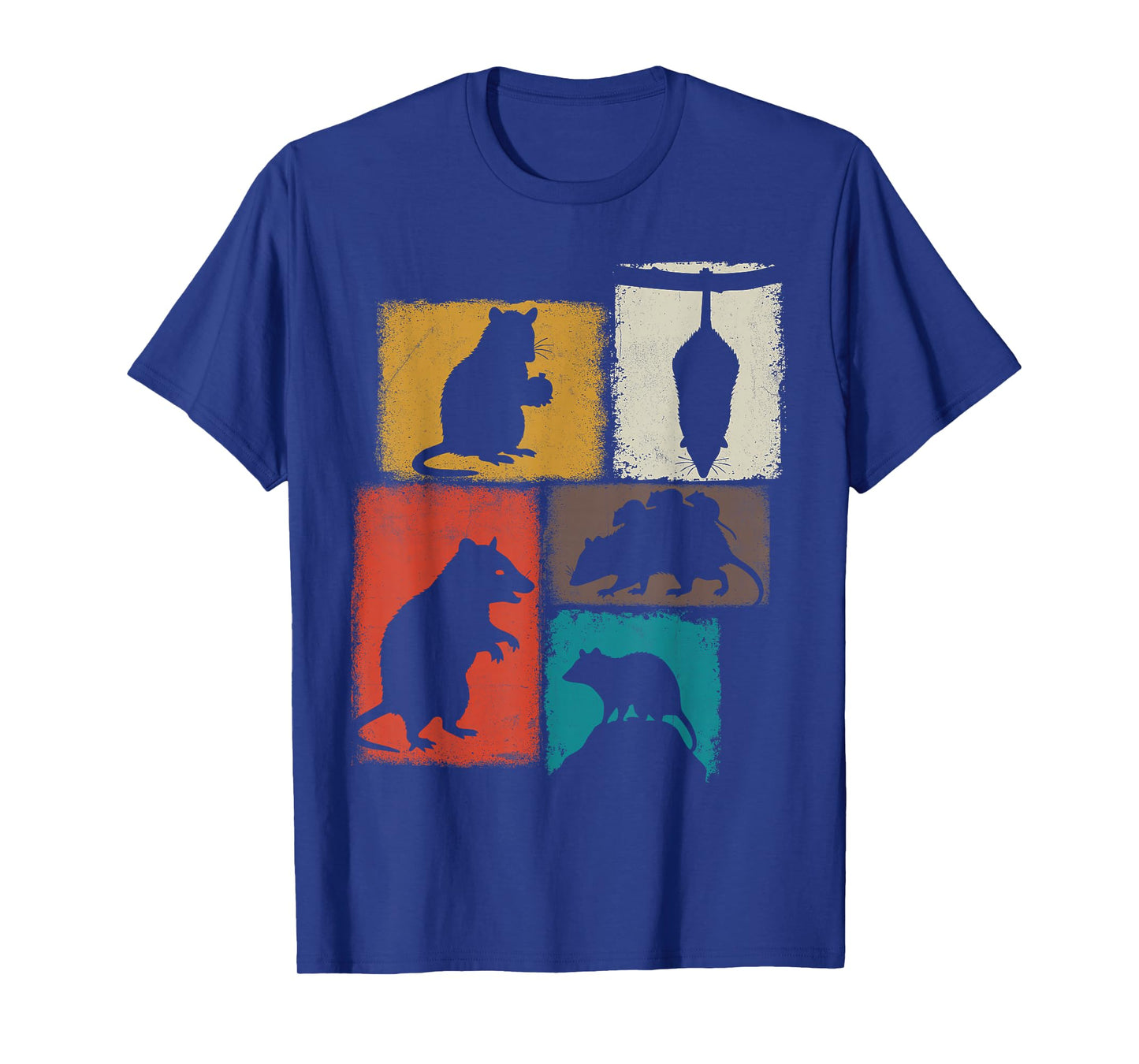 Opossum Vintage Collage Trash Animal Lover T-Shirt