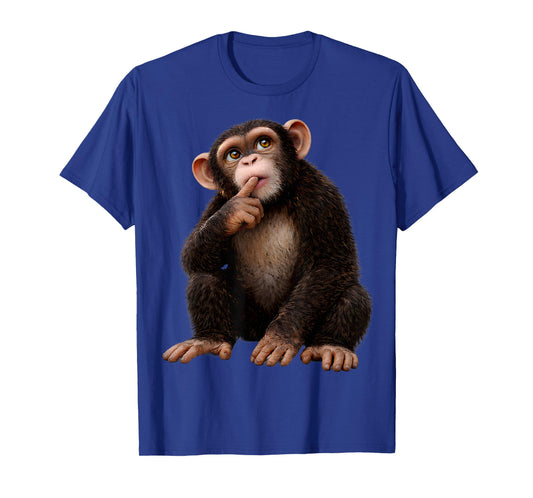 Funny Monkey Face Chimpanzee Women Men Kids Monkey Lover T-Shirt