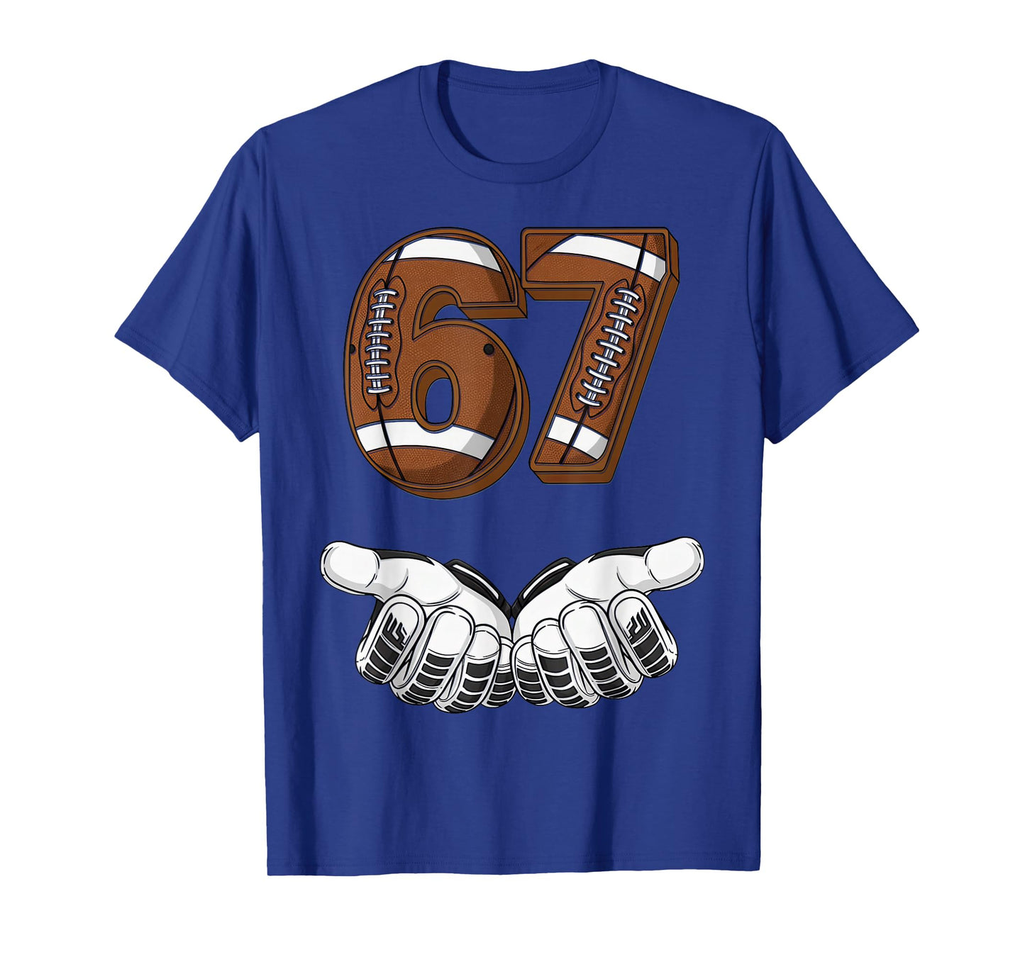Football 67 Six Seven Funny Gen Alpha Meme T-Shirt