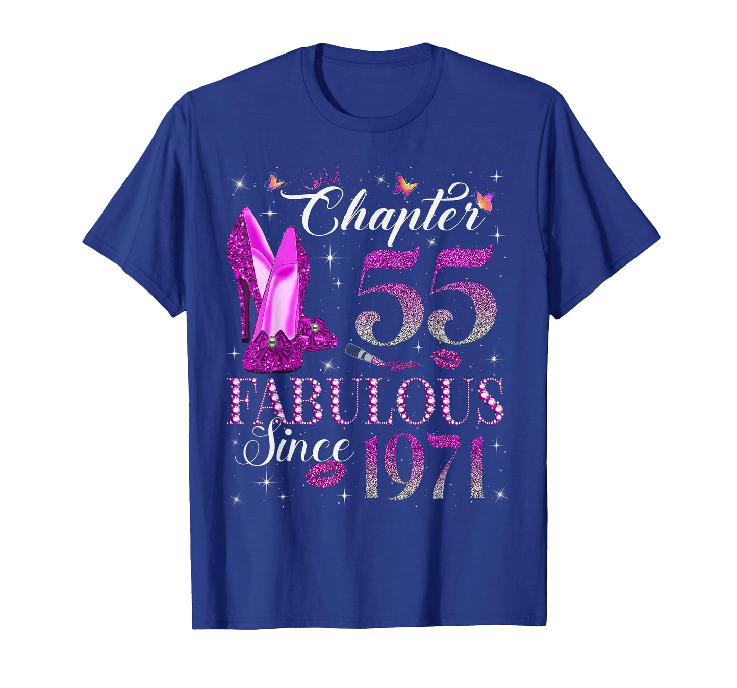 Chapter 55 Fabulous Since 1971 55Th Birthday Gift for Women T-Shirt