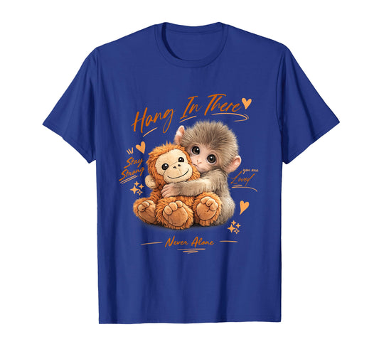 Adorable Cute Baby Monkey Punch Men Women Kids T-Shirt