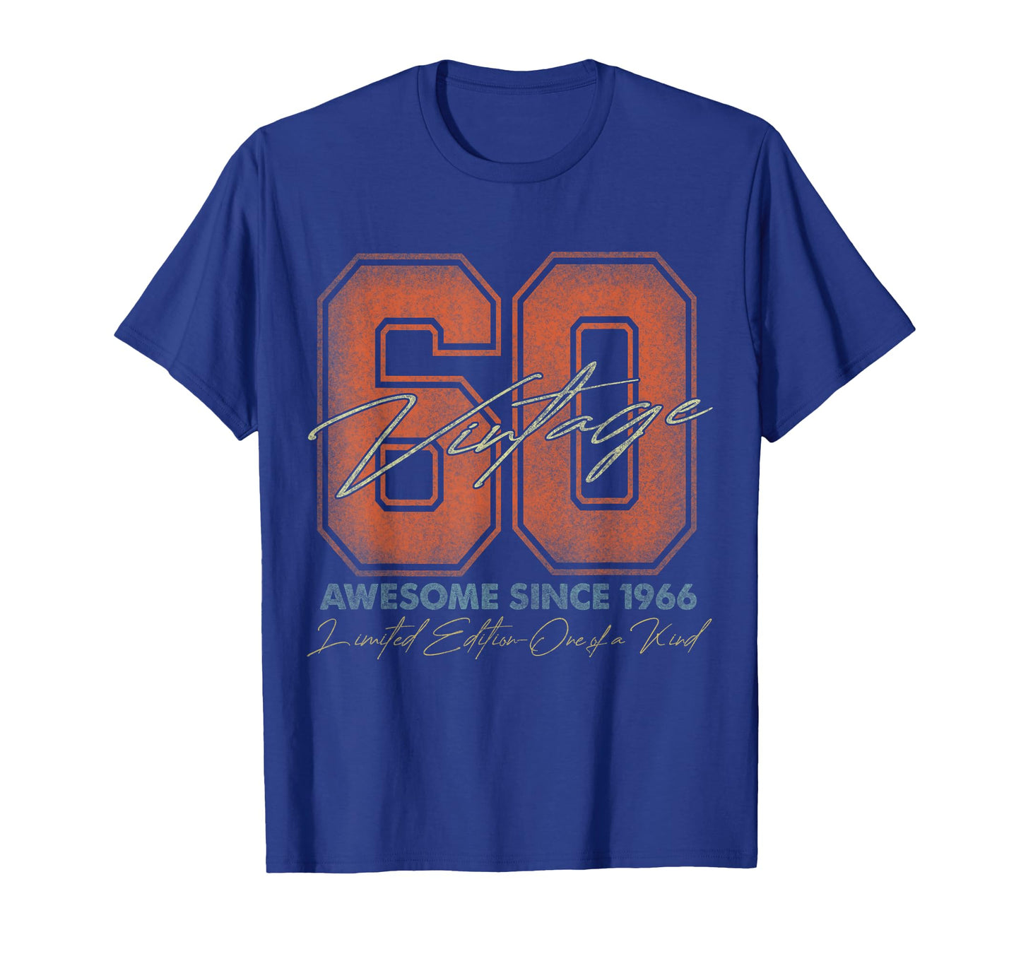 60 Year Old Gifts Vintage 1966 Limited Edition 60th Birthday T-Shirt