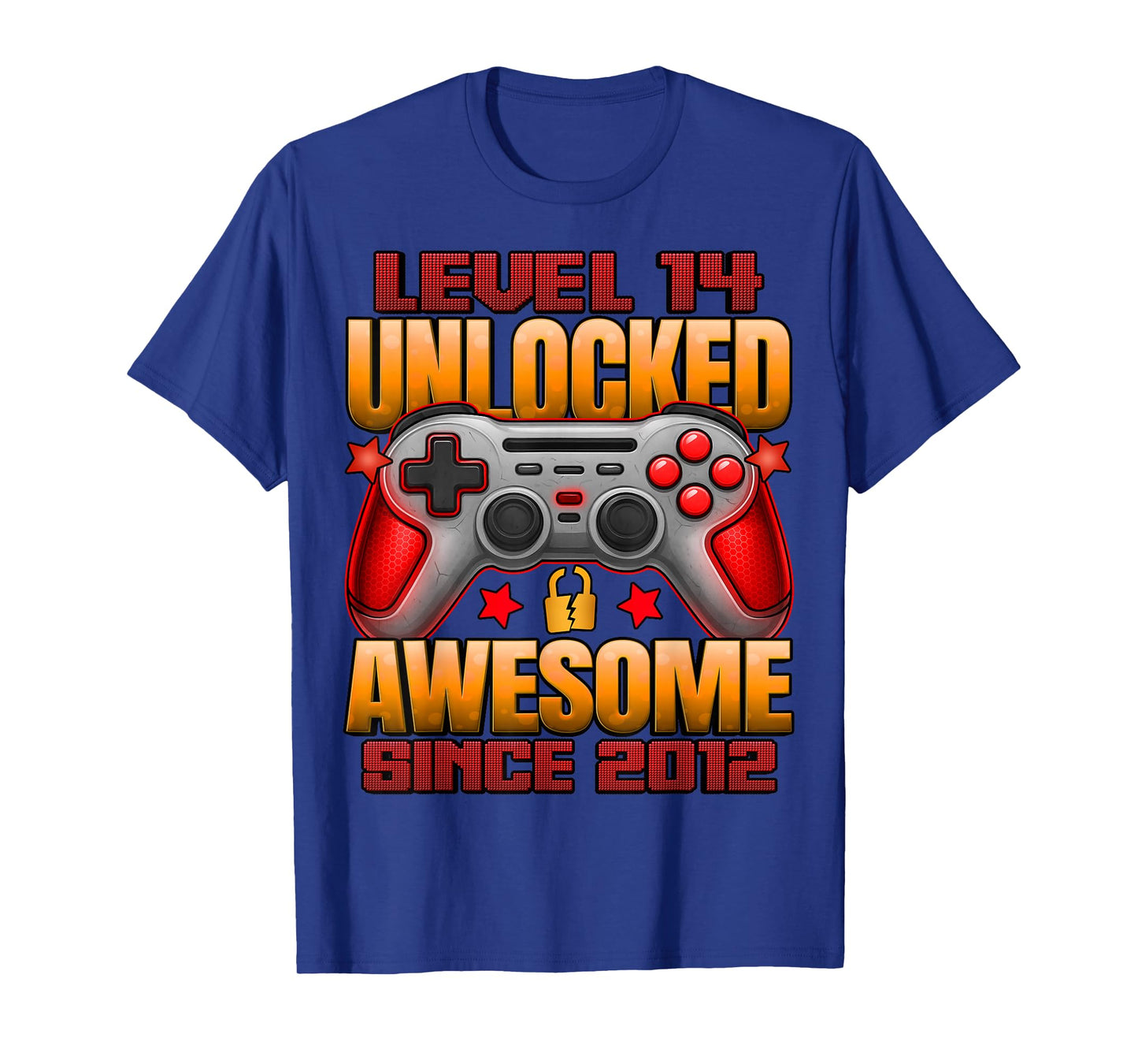 Level 14 Unlocked 14 Year Old Gifts Boys 14th Birthday Boy T-Shirt