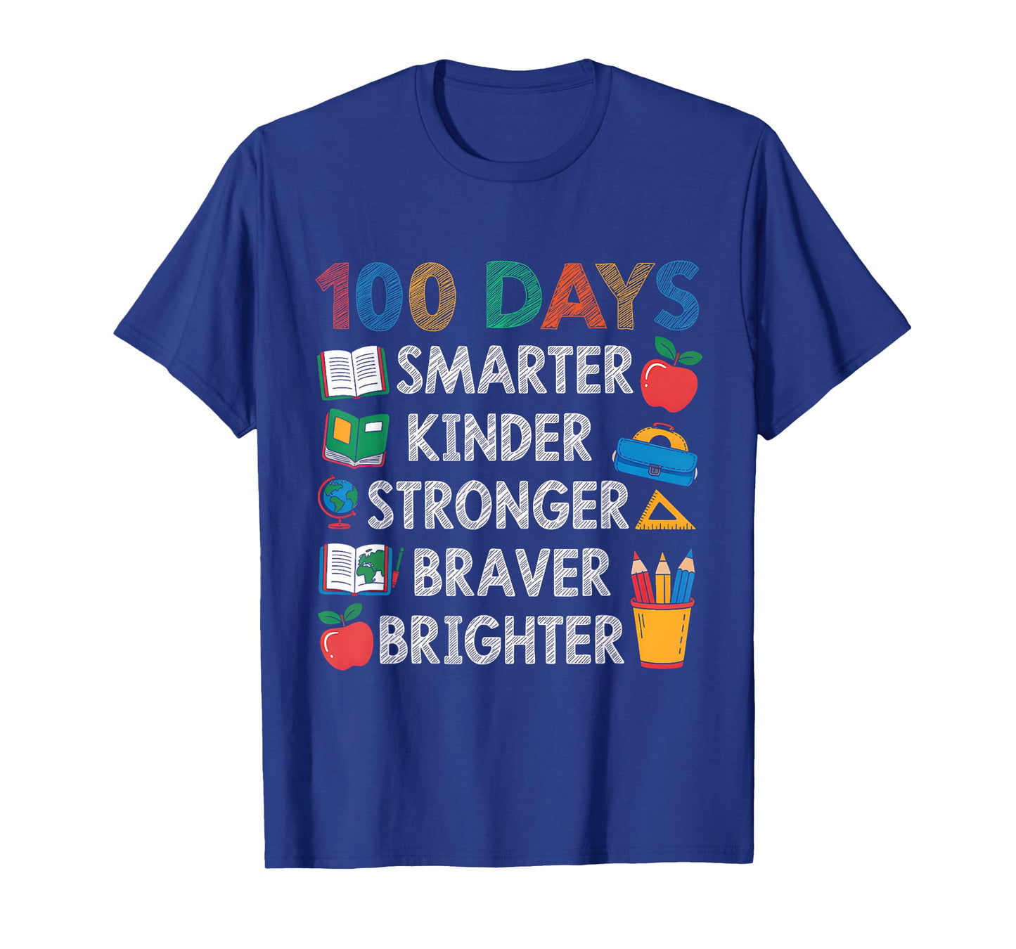 Happy 100 Days of School 100th Day of School Kids Boys Girls T-Shirt
