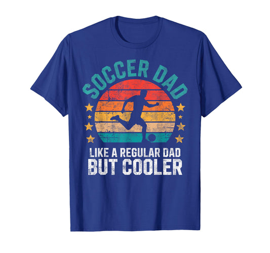 Vintage Soccer Player Dad Like a Regular Father But Cooler T-Shirt