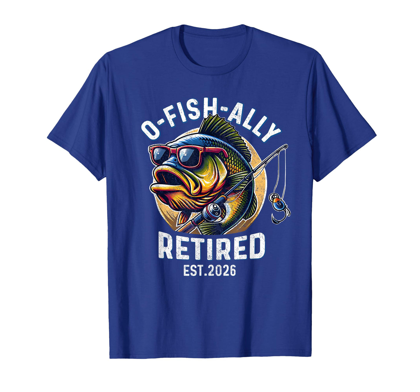 Fisherman Retirement 2026 Ofishally Retired 2026 T-Shirt