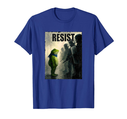 Portland Frog Resist No Kings Democracy United States T-Shirt